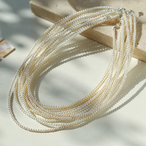 2-3mm Classic Baby Pearl Strand Necklace - House Of Pearls